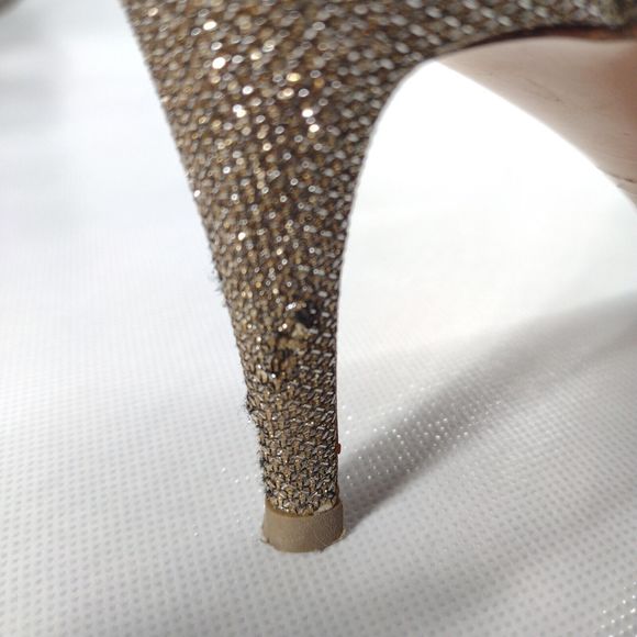 Stuart Weitzman Silver Heels - Picture 6 of 10